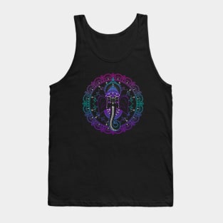 Ganesh multi color mandala Tank Top